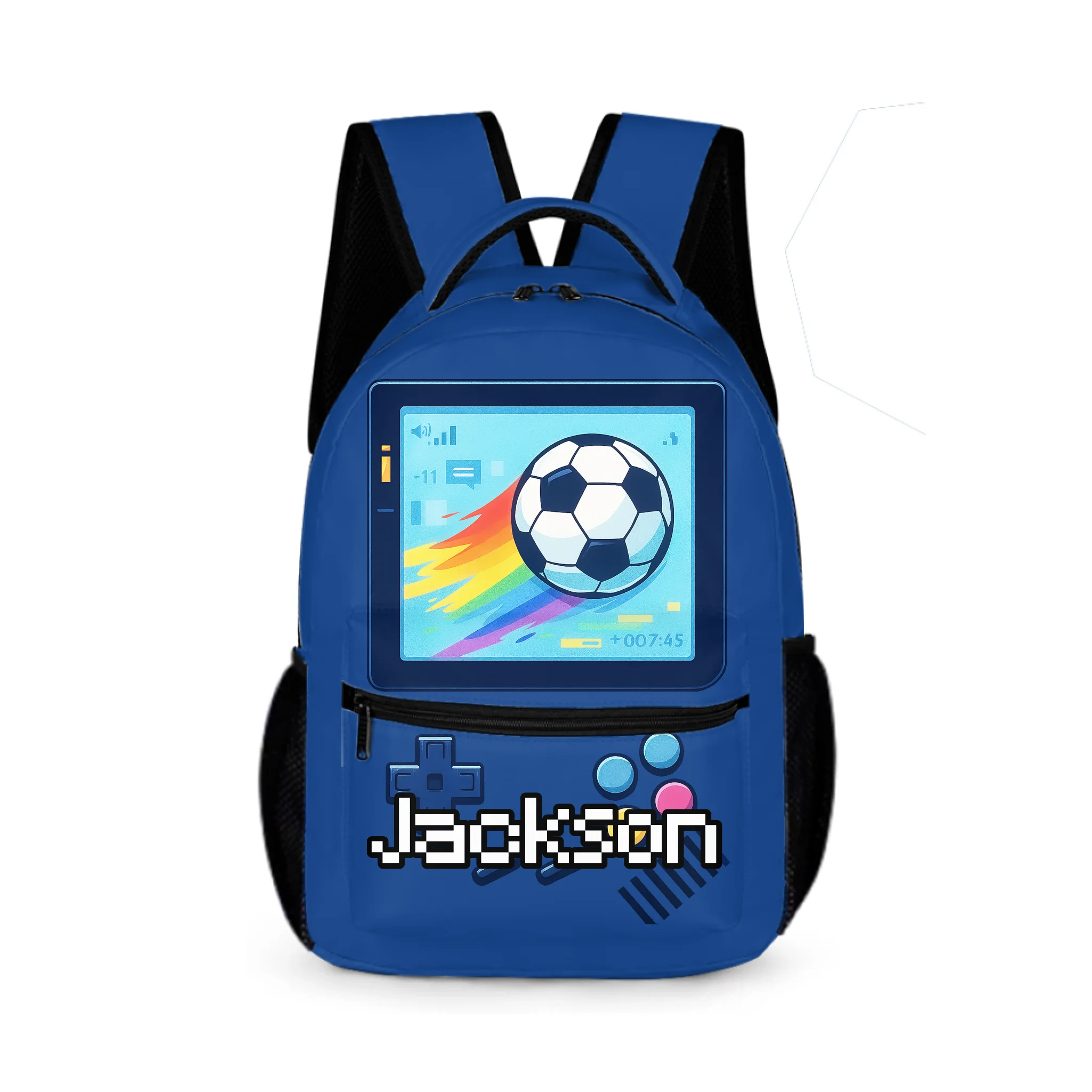 Retro Game Console Custom Backpack - Game Theme - Personalized Name
