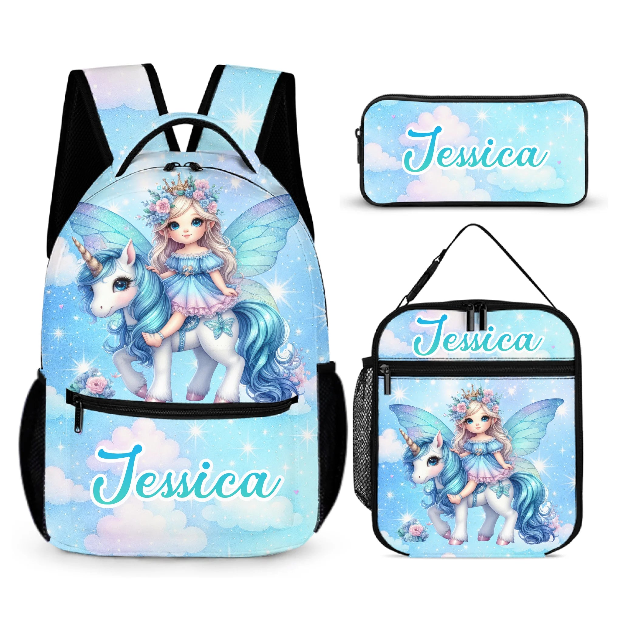 🦄Unicorn Princess Customized Backpack - Personalized Name - Gifts for Girls