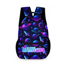Customized Backpack for Cosmic Planets - Personalized Name - School Season Gift