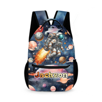 🧑‍🚀Customized Watercolor Cosmic Backpack - Personalized Name and Astronaut