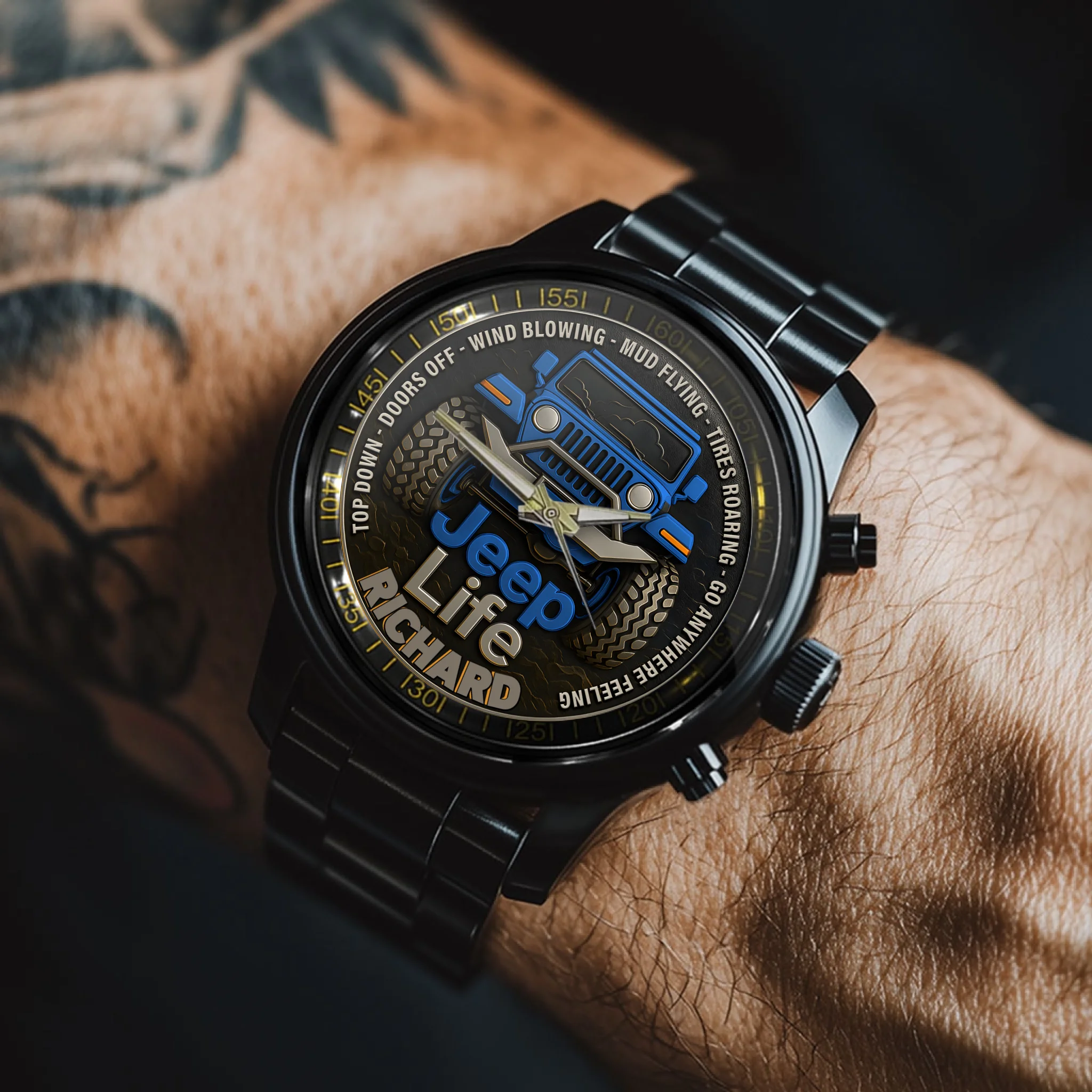 Off Road Car - Personalized  Name Watch copy