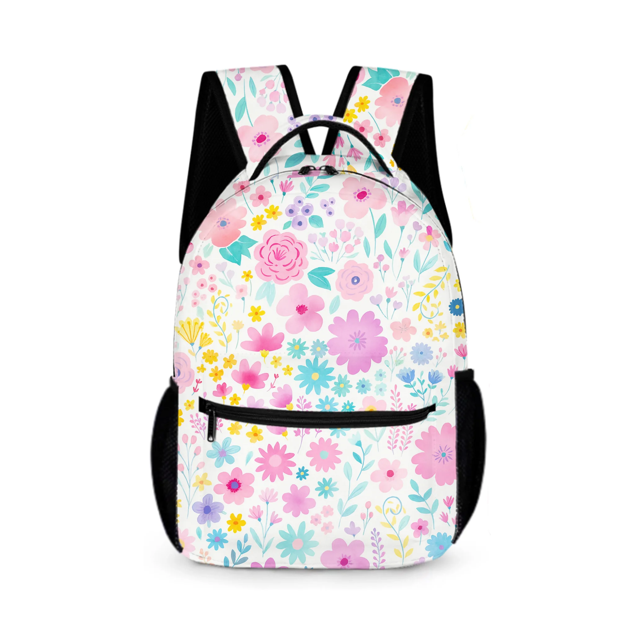 Customized Flower Backpack With Personalized Names - Gifts For Little Girls In The School Season