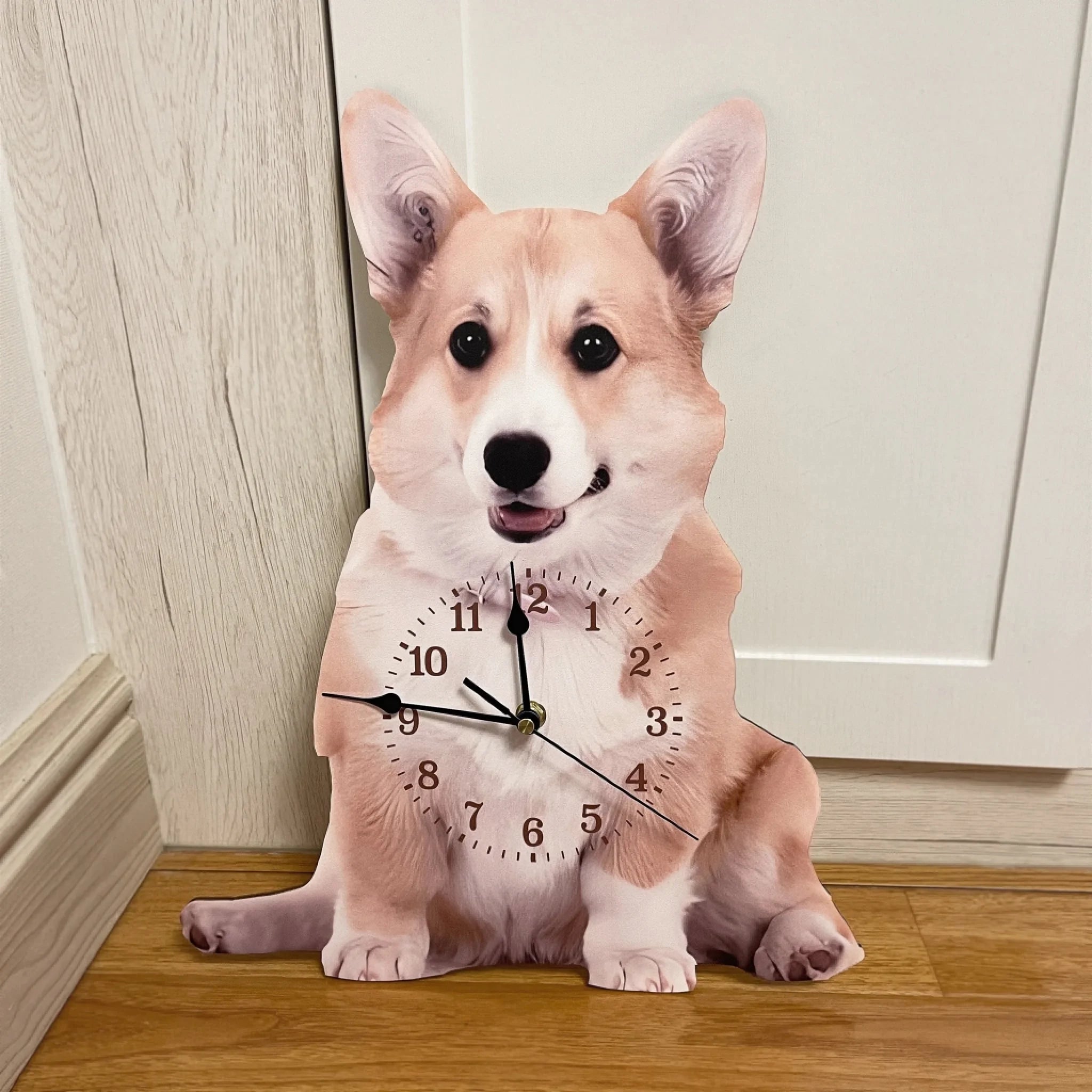 Personalized Pet Wall Clock - Custom Pet Portrait - Pet Commemorative Gift