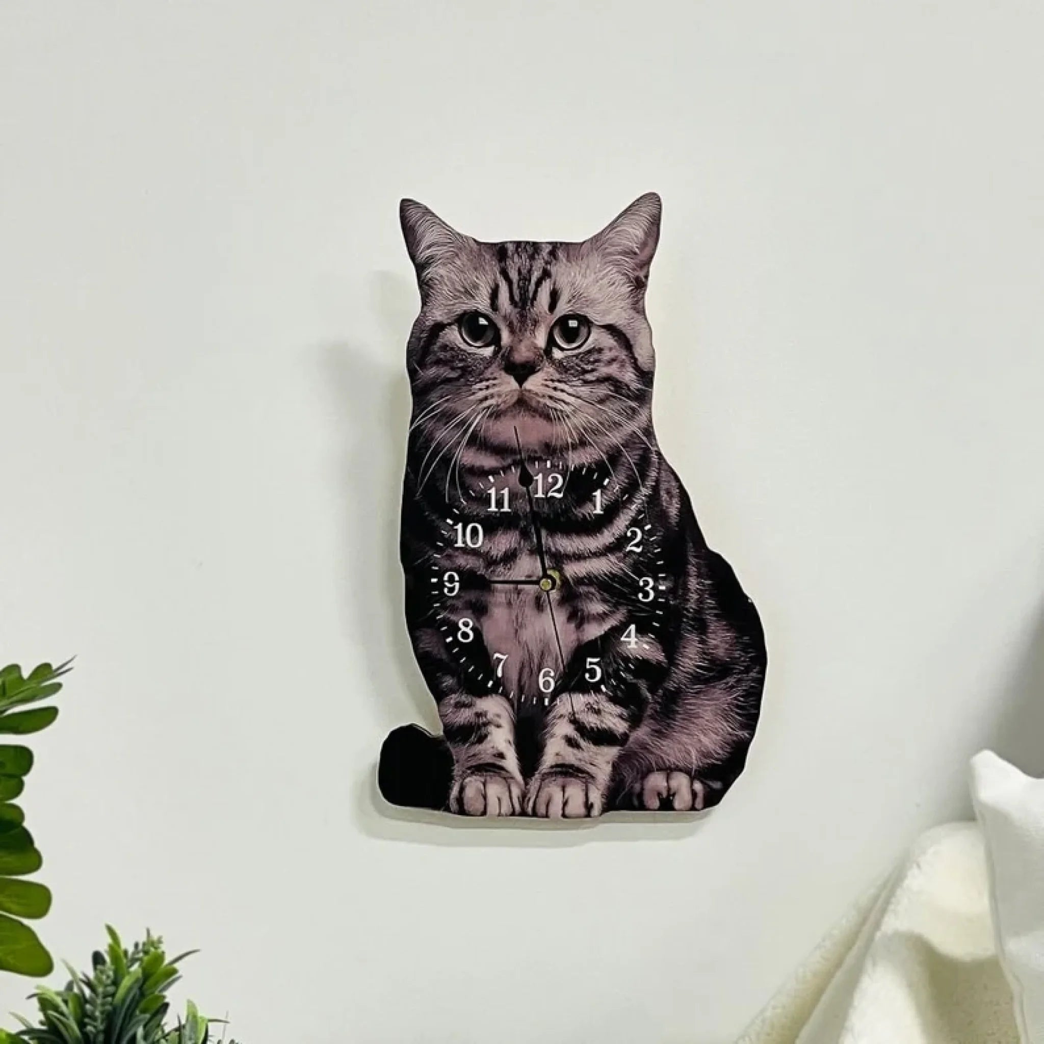Personalized Pet Wall Clock - Custom Pet Portrait - Pet Commemorative Gift
