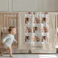 Crib blanket mockup