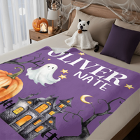 Halloween bed blanket