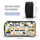 Personalized Construction Trucks Backpack For Kids