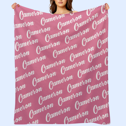 Free Shipping✈️Custom Name Blanket for Adults Kids Personalized - Gifts for Birthday Christmas