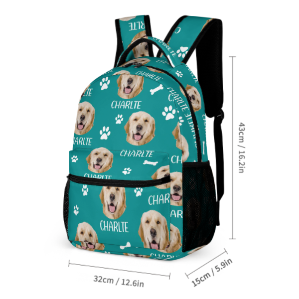 Free Shipping✈️Love Has Four Paws - Personalized Custom Backpack - Upload Image, Gift For Pet Lovers