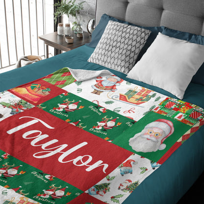 Free Shipping✈️Christmas Personalized Christmas Baby Blanket