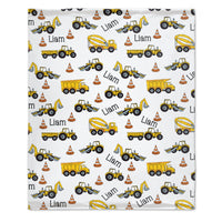 Mechanic Big Kid Personalized Blanket