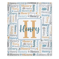 Collage Name Personalized Blanket