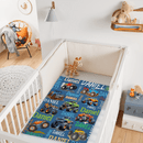 Personalized Blue Off-Road Truck Blanket