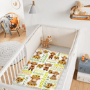 Personalized Daisy Highland Cow Baby Blanket with Name