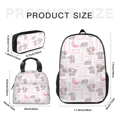 Personalized Custom Elephant Stars Backpack