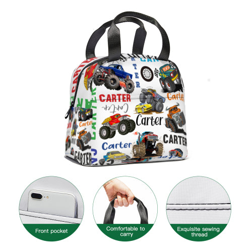 Livraison gratuite✈️Sac à dos Monster Truck avec nom personnalisé