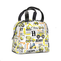 Personalized Custom Name Construction Backpack - Gift For Kids