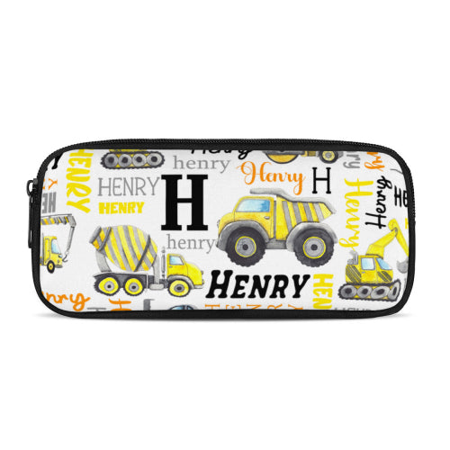 Personalized Custom Name Construction Backpack - Gift For Kids