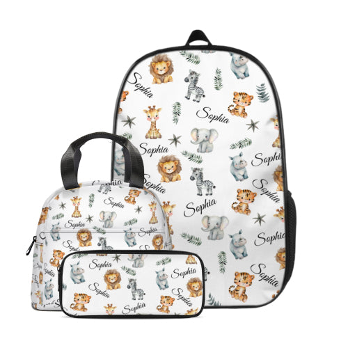 Livraison gratuite✈️Friends Of The Forest Name Sac à dos personnalisé - Cadeau pour les enfants