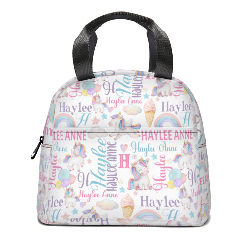 Free Shipping✈️Personalized Rainbow Unicorn Name Custom Backpack