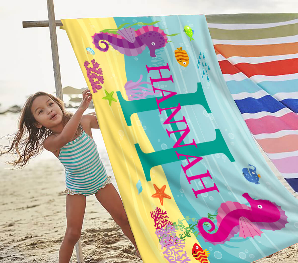 Serviette de plage My Own Beachy Name