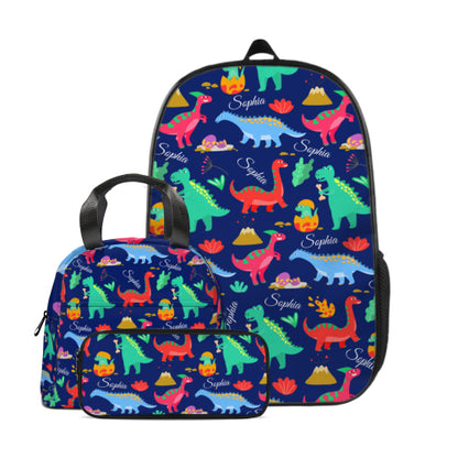 Personalized Name Custom Dinosaur Baby Backpack