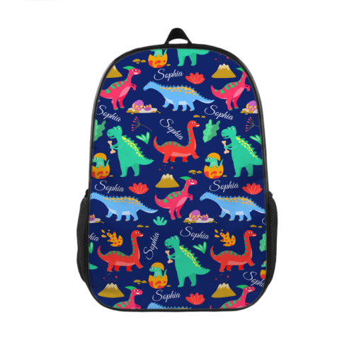 Personalized Name Custom Dinosaur Baby Backpack