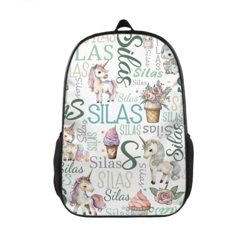 Free Shipping✈️Personalized Name Custom Unicorn Backpack - Gifts For Daughter Granddaughter - Birthday Gifts