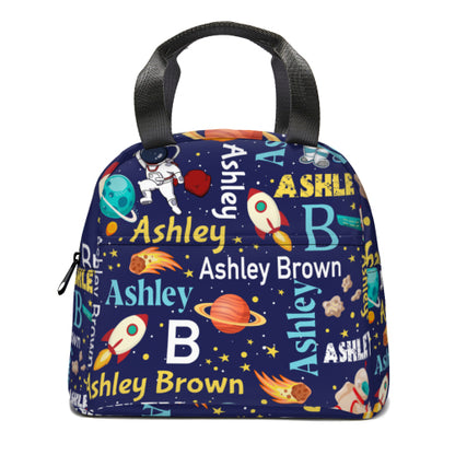 Free Shipping✈️Personalized Space Theme Backpack with Name Gift for Children