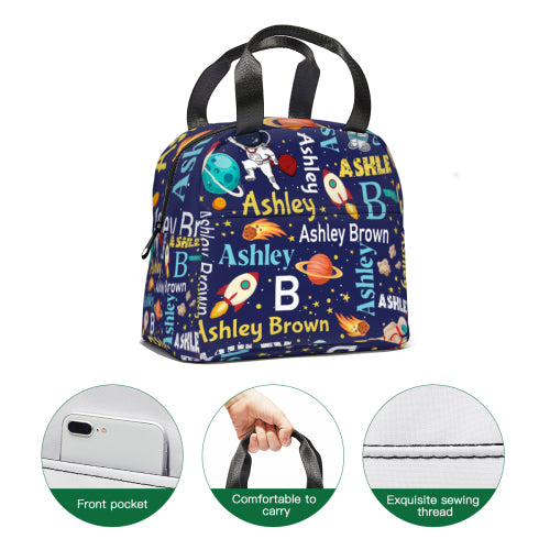 Free Shipping✈️Personalized Space Theme Backpack with Name Gift for Children