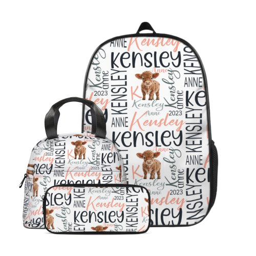 Personalized Cow Baby Blanket-Gift for Kids