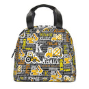 Personalized Name Construction Kids Backpack