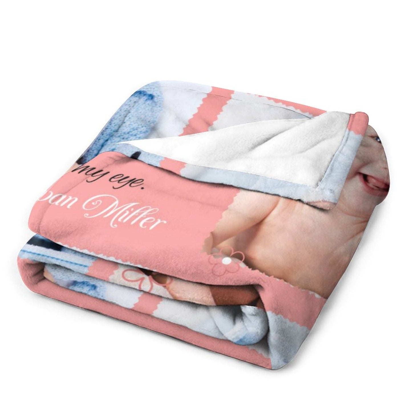 Free Shipping✈️Customized Baby Photo Blanket-You Are The Apple Of My Eye