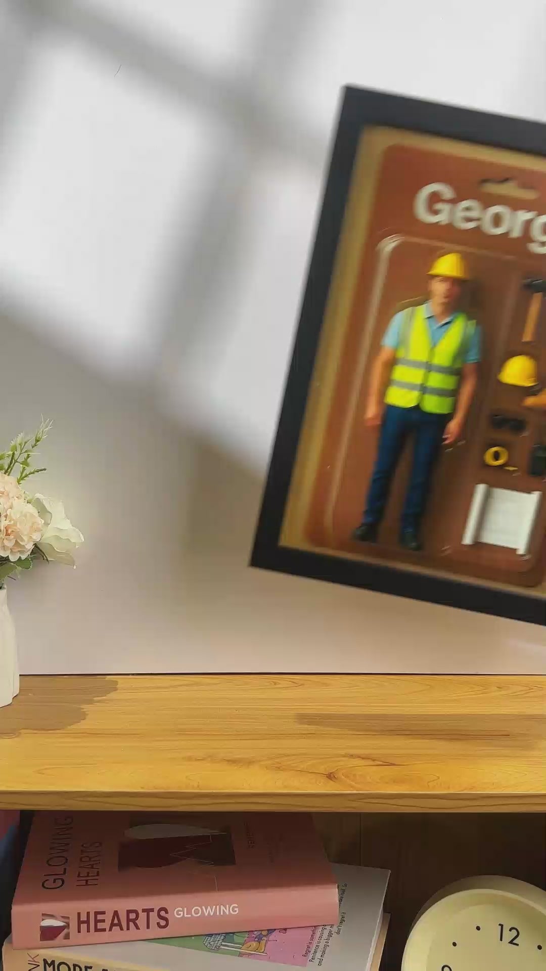 Fully Body Custom Figure Portraits | Personalized Toy Box Art | Custom Photo Frame Decorations Flat Printed Image in Reality