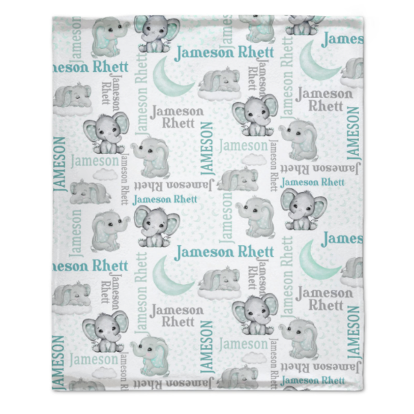 Baby Shower Customize Personalized Blanket Birthday Gift Ideas