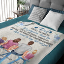 Dad - We Love You - Personalized Blanket - Birthday, Father's Day Gift For Dad, Father, Grandpa, Husband