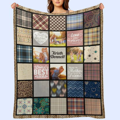 You Are The Best Mom - Personalized Blanket