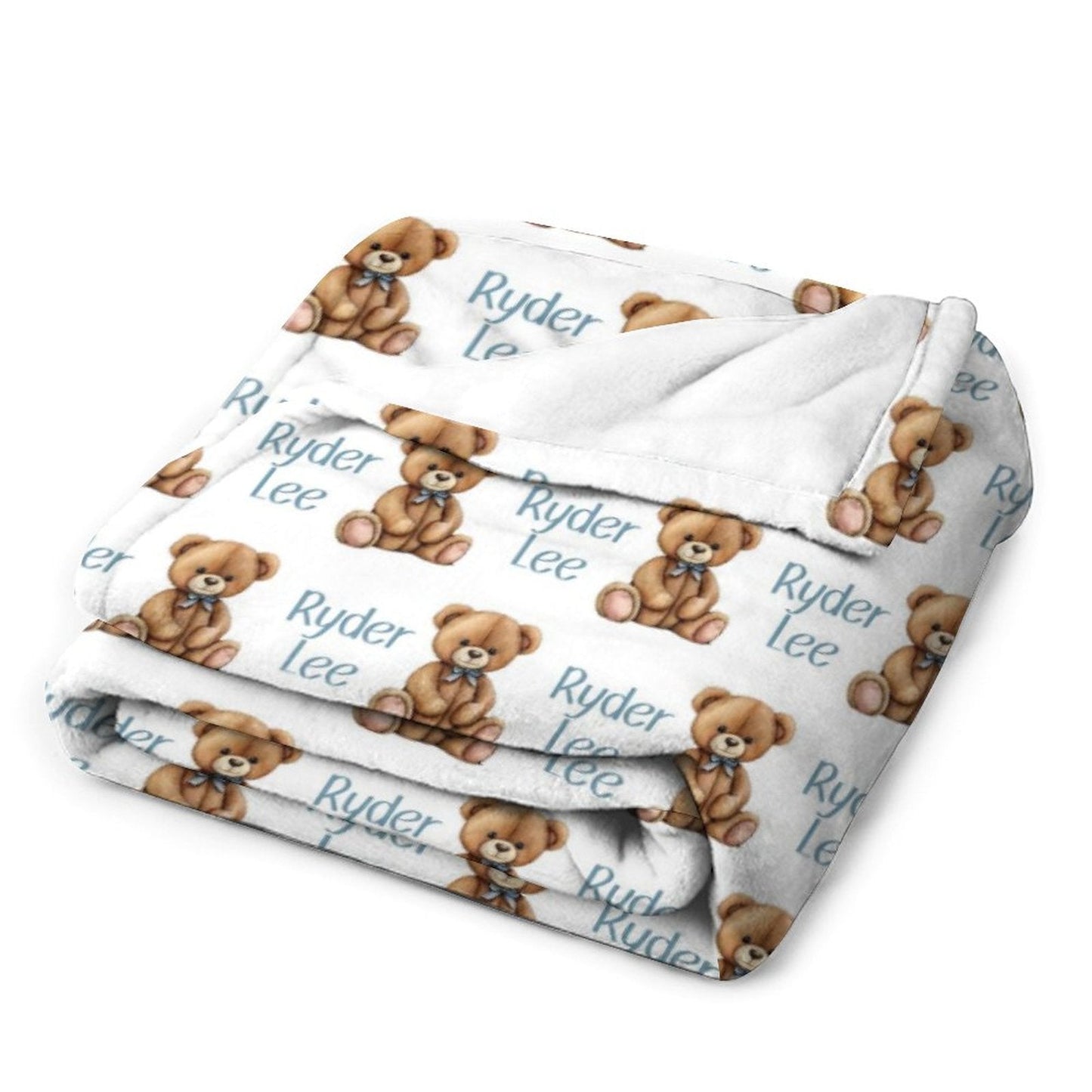 Livraison gratuite✈️Couverture personnalisée pour bébé sur le thème des ours en peluche