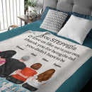 You Stepped In & Love Me Like I'M Your Own - Personalized Blanket - Father's Day, Birthday Gift For Step Father, Bonus Dad