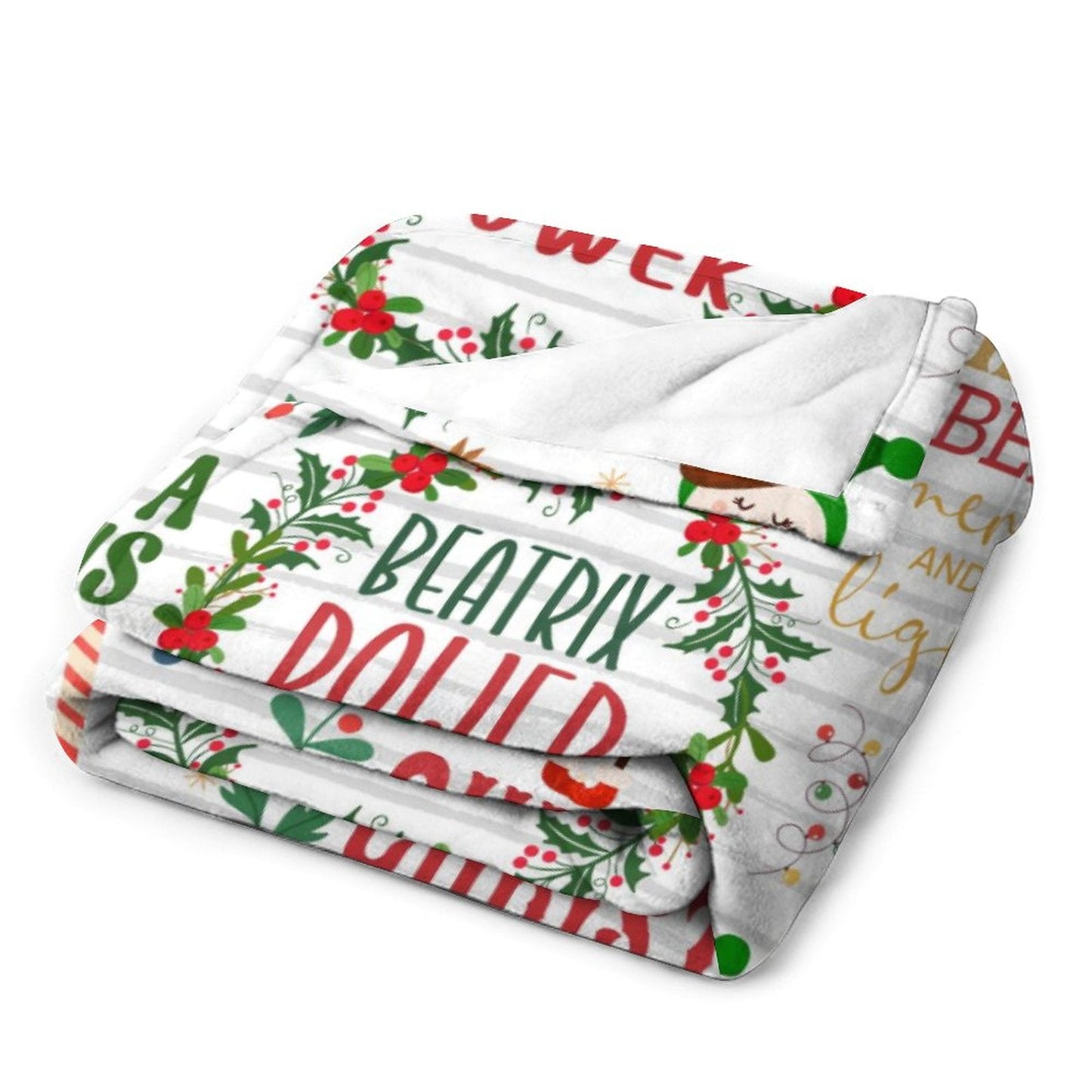 Free Shipping✈️My First Christmas Blanket-Custom Baby Christmas Blanket