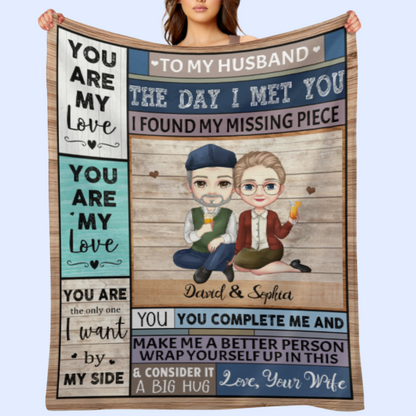 You Are My Love You Are My Life - Personalized Blanket - Christmas, Anniversary, Birthday Gift For Couples, Husband, Wife, Lovers, Anniversary, Engagement