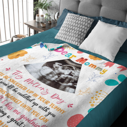 Mommy, You're Doing A Great Job - Personalized Blanket - Mother's Day, Loving, Birthday Gift For First Mom