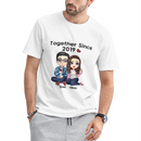 Ensemble depuis - Chemise personnalisée - Anniversaire, cadeau de la Saint-Valentin pour conjoint, mari, femme, amants, petite amie, petit ami