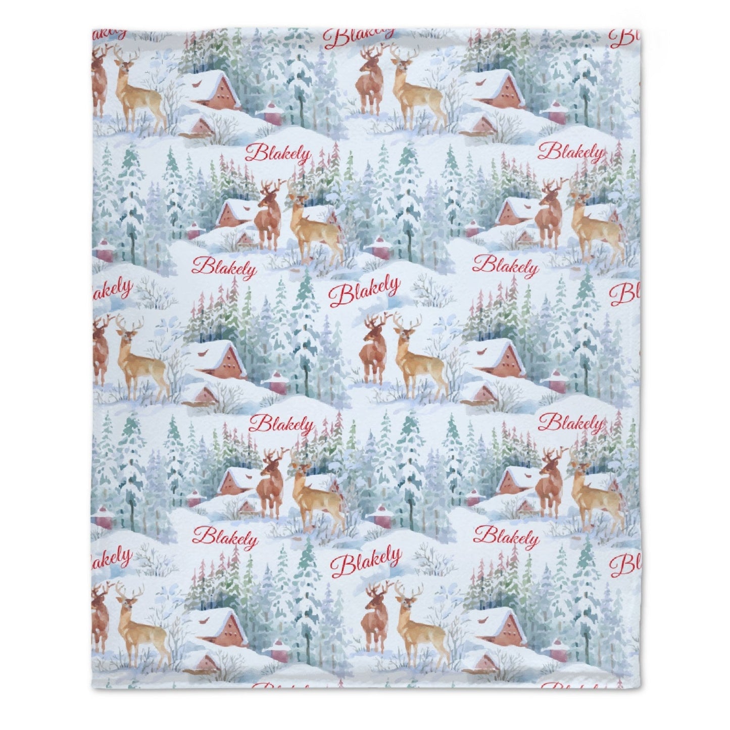 Free Shipping✈️Personalized Custom Christmas Kids Name Blanket