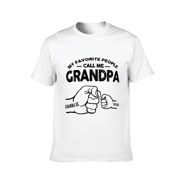 A Great Grandpa's Full Of Strength - Family Personalized Custom Unisex T-shirt - Father's Day, Birthday Gift For Grandpa - lovscape