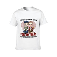 Annoying Each Other For Many Years Still Going Strong - Anniversary Gifts, Gift For Couples, Husband Wife - Personalized Unisex T-shirt - lovscape