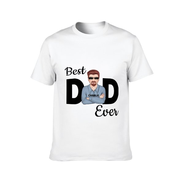 Best Dad Ever Young Man Personalized Shirt - lovscape