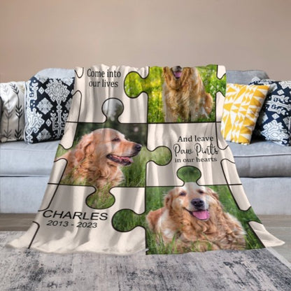 Best Friends Come Into Our Lives - Upload Image - Personalized Blanket - Lovscape