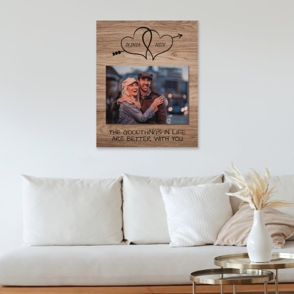 Carved in Love Photo Canvas - Lovscape