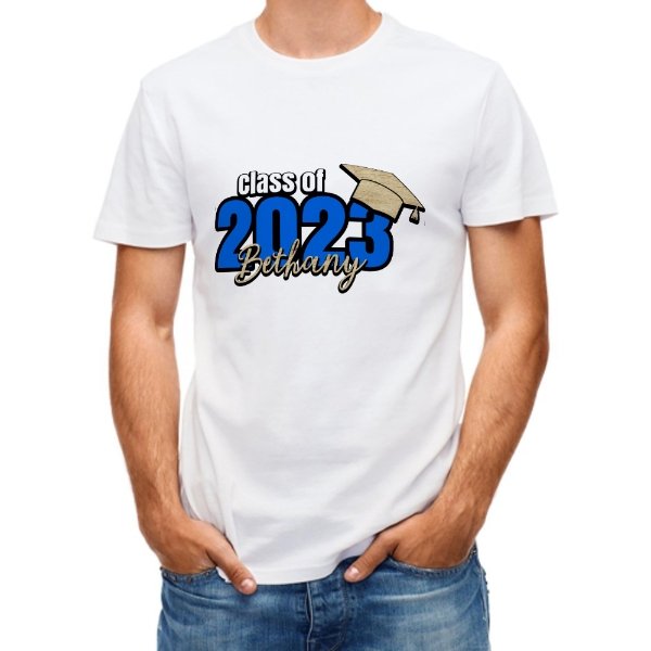 Class of 2023 Graduation Custom Name T-Shirt - Graduation Memorial Gift - lovscape